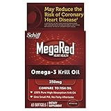 MegaRed 350mg Omega-3 Krill Oil, 60 softgels