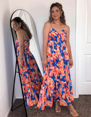 Image of GRACE KARIN Womens Summer Floral Maxi Dresses 2026 Long Flowy Boho Dress Beach Vacation Sundresses Casual Clothes with Pocket