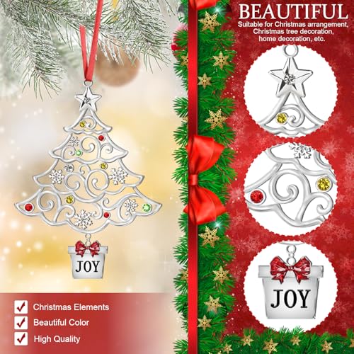 Hedeey ZH-METAL CHRISTMAS TREE ORNAMENT Christmas Ornaments 2024 For Christmas Tree Decorations,Christmas Decorating Hanging Ornament For Holiday Decorative Annual Keepsake Gift thumb #1