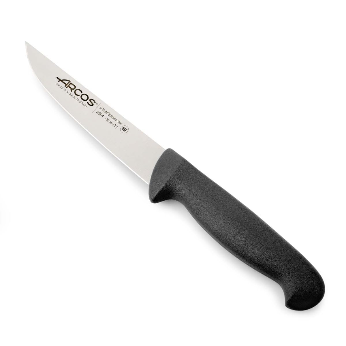 Arcos Cuchillo Chef con Hoja Acero Inoxidable Nitrum 200 mm. Cuchillo Cocina Profesional multipropósito. Mango ergonómico Polipropileno. Serie 2900. Color Negro. — view 59