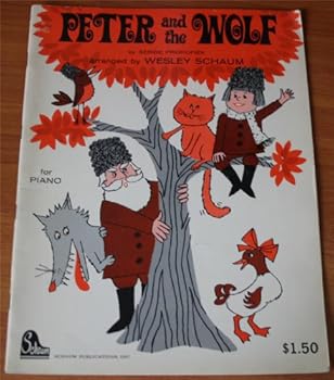 Paperback Peter & the Wolf for Piano Book