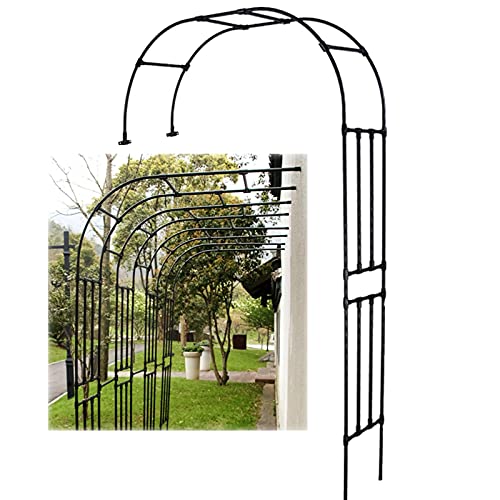 Arche de jardin en métal de 2,4 m tuteur pour rosiers et plante grimpante de patio