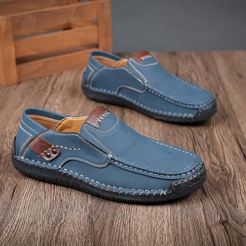 Image of Coramtty Mens Loafers Casual Slip on Shoes Business Moccasins Lightweight Refreshing Classic Slippers Walking Driving Travelling Outdoor
