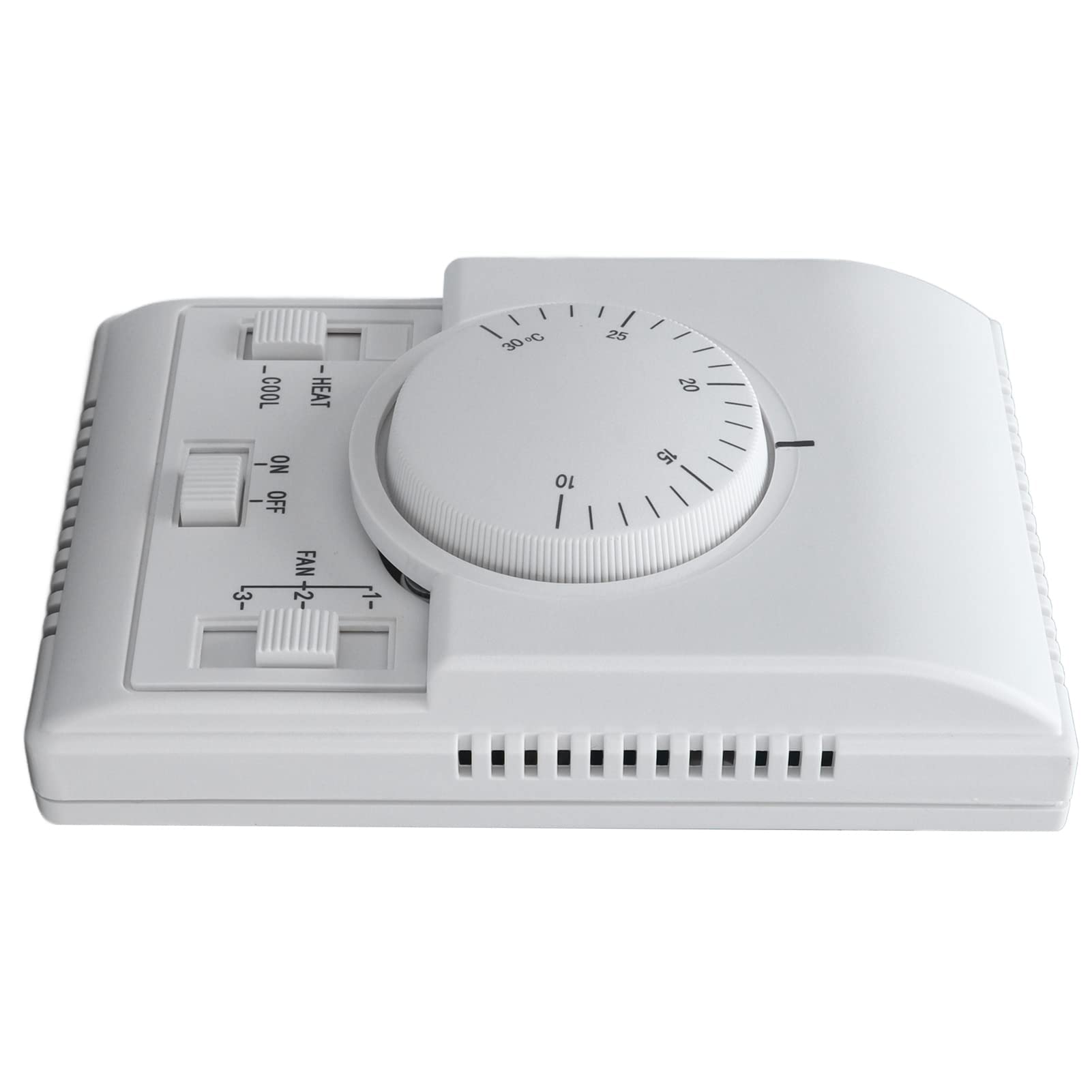 Ejoyous Thermostat Mécanique d'Ambiance, Régulateur de Température, Contrôleur 110-220 V, 2 Voies