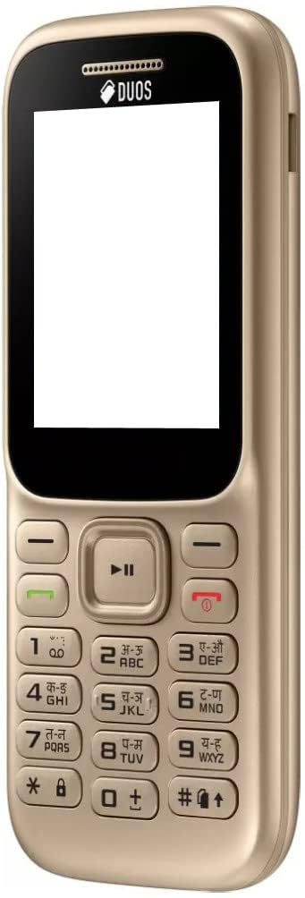 Generic Spsales Full Body Housing Panel/Case/Shell Compatible With Samsung Guru Music 2 B310 / B315E - Gold (Not A Mobile Phone, Only Body) - Plastic
