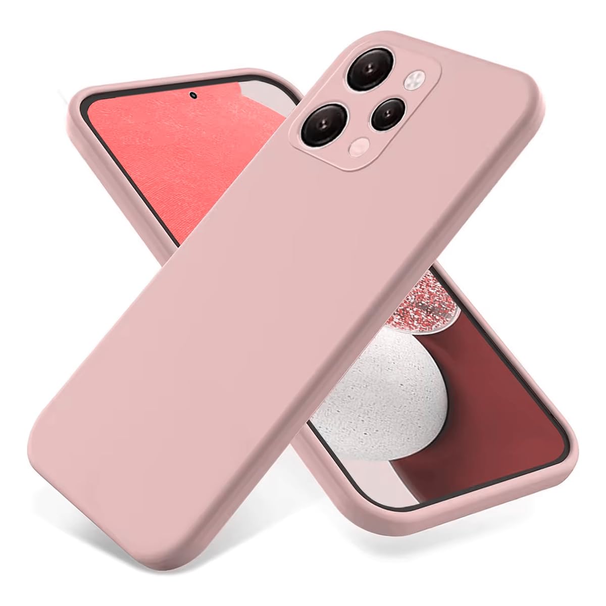 LIRAMARK Silicone Soft Back Cover Case with Micro-Fibre Cloth On Inner Side for Mi Redmi 12 4G (Pink) (B0DBNCJW9K) Amazon Price History, Amazon Price Tracker