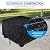 Unicook Square Fire Pit Cover 38 Inch, Heavy Duty Waterproof Fire Table Cover, Outdoor Firepit Cover with Drawstring and Handles, Fade Resistant Material, All Weather Protection, Black