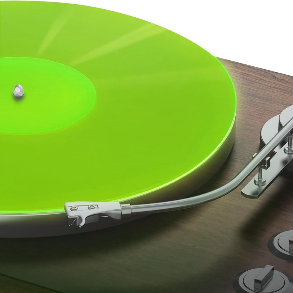 Alfombrilla AcríLica para Tocadiscos 300 mm X 3 mm para Tocadiscos FonóGrafo,Alfombrilla AntiestáTica Vinilo para LP, Almohadilla de GrabacióN para Reproductor de Discos,