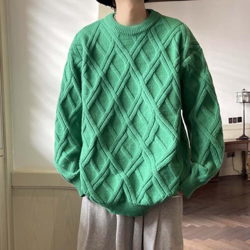 Knitted Pullover Sweaters Plus Size Crew Neck Thick Sweater Knitwear Knitted Pullover Sweaters2