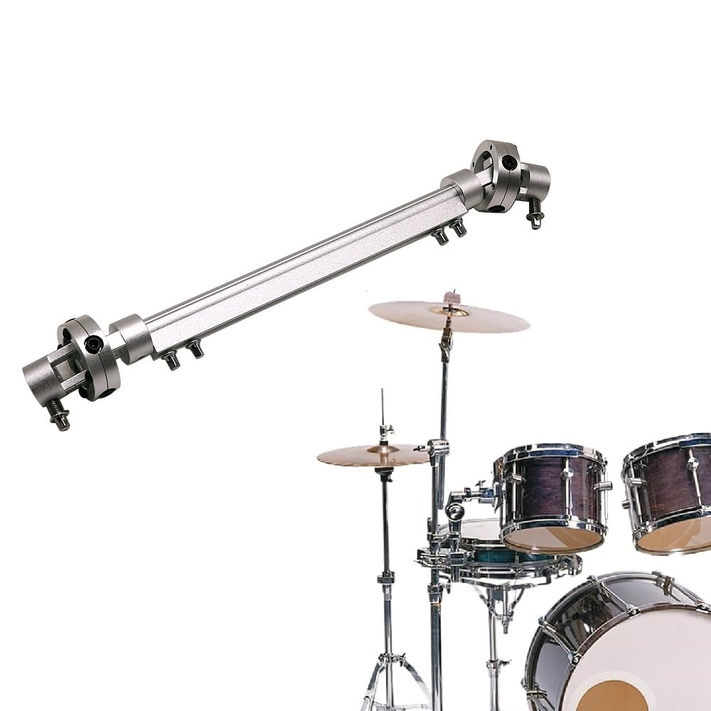 Conector de Pedal de Bombo, Varilla de Enlace de Percusión, Barra de Repuesto para Eje de Transmisión Conector para Pedal de doble Bombo de Aleación, Sincronizador de Transmisión Suave