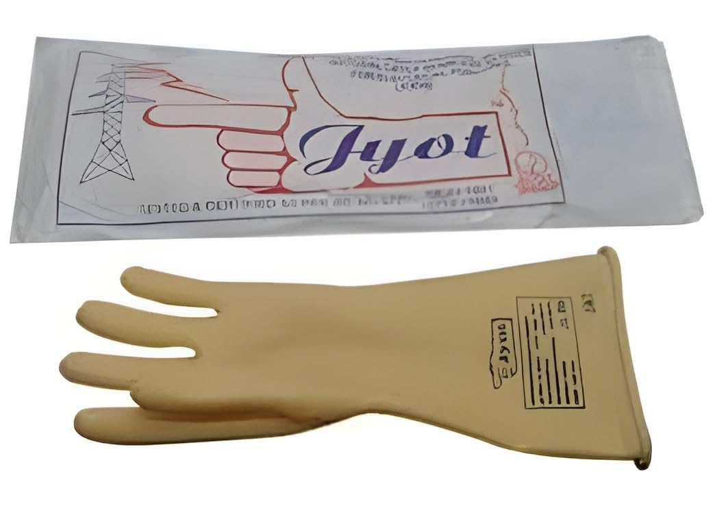 II SAFETY Electrical Hand Gloves 11kV | Rubber Gloves Electrical Safety | Electric Shock Proof Gloves | Electrical Insulated Gloves | Electrical Resistant Gloves | Insulating Gloves- 1Pair (B0D6LN2BQ8) Amazon Price History, Amazon Price Tracker