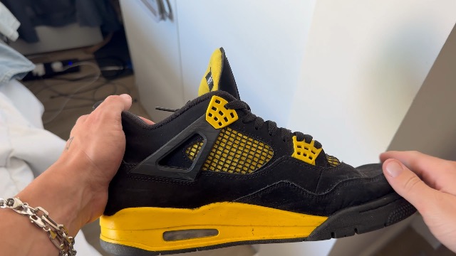 Watch My honest review of these black and yellow Jordan 4 on