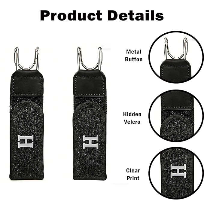 Image of Buckleless Belt for Men, Metal Hook Elastic Belt with Quick Adjustment, Ideal for Hiking and Outdoor Activities, Travel Friendly Compact Design, Set of Two Black Belts Measuring 10 cm by 3.81 cm