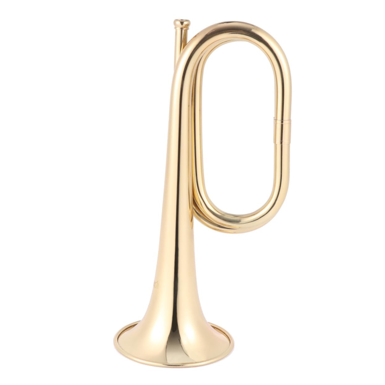 VICASKY Copper Trumpet Bugle Horn Brass Instrument Trumpet Gloves Set Mute for Practice