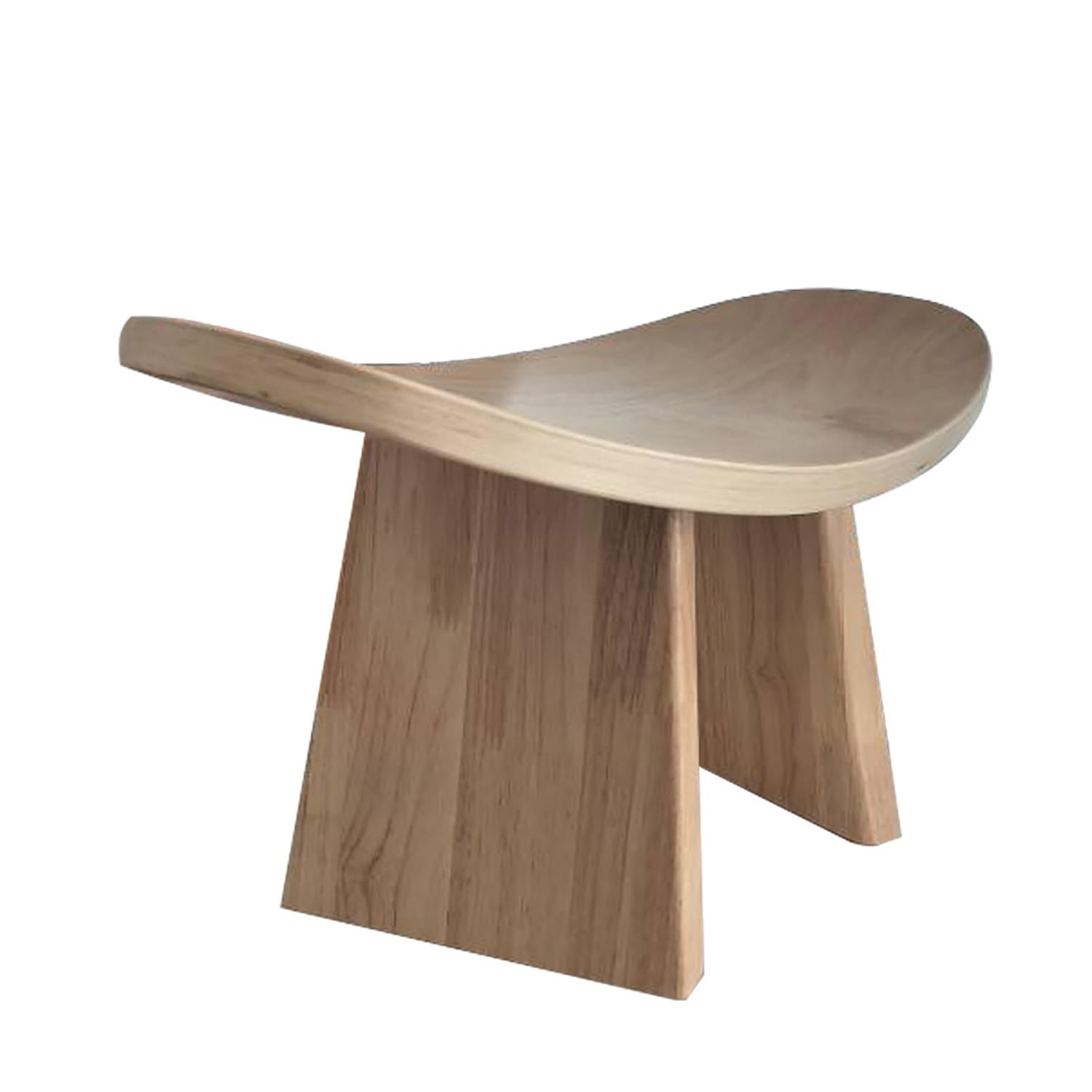 Tabouret de méditation en bois avec assise inclinée confortable pour prière