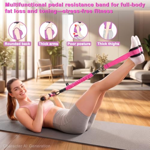 Upgraded Multifunctional Pedal Resistance Band – Sit-up Fitness Equipment - image 3