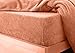 Drap-housse en polaire sherpa de luxe super doux et chaud (drap-housse super king size, mandarine)