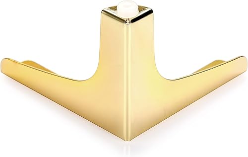 Miniatura 5 de OwnMy 4 patas de metal dorado para muebles, muebles modernos de 4 pulgadas para sofá, silla, mesa, gabinete, patas para muebles de bricolaje, patas