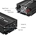 MoKo Power Inverter 1000 Watt Continuous/2000 Watt Peak, DC 12V to 110V AC Car Power Inverter with 3 AC Outlets,LED Indicator,Built-in Cooling Fan,4 Fuses(30A) - Black