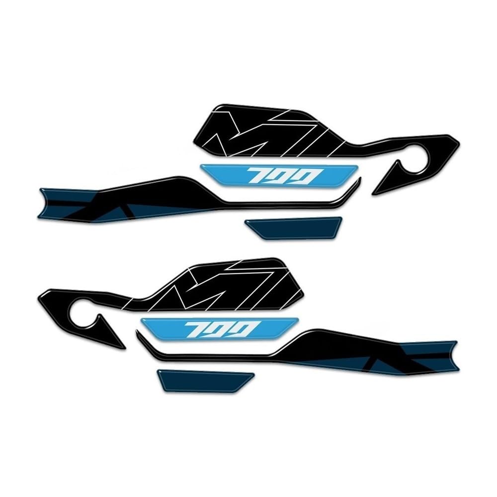 Tank Pads Motorcycle Accessories Handguard Protective Stickers Scratch Resin for 700MT ADV 700 Mt Adv 2025