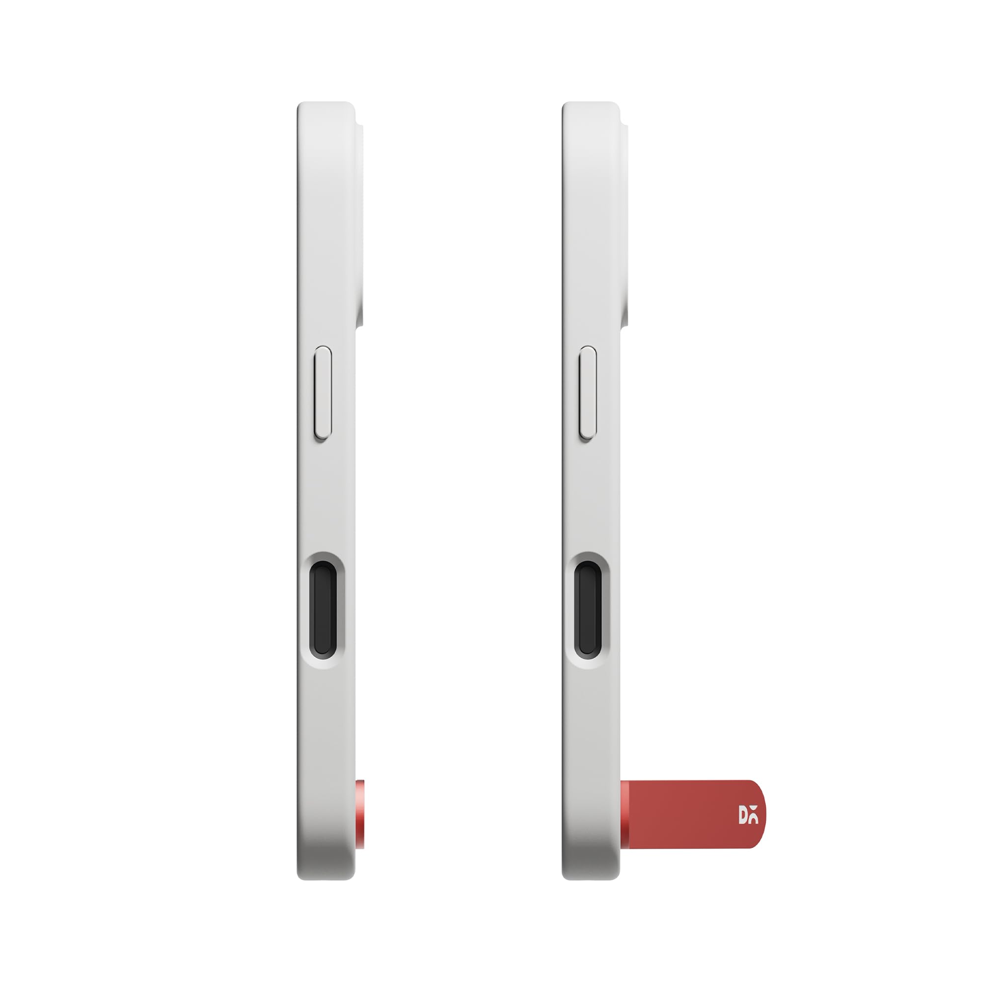 DailyObjects Stack Phone Kickstand/Phone Stand/Mobile Holder, Vertical and Horizontal Stand, Adjustable Angle, Compatible with iPhone - Coral Red — Amazon image 5
