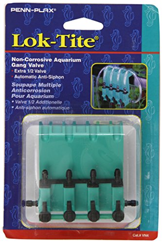 Penn PLAX Lok-Tite Plastic Gang Valve Aquarium Pump Accessories