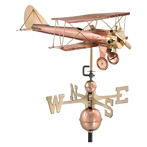 Gooddirectionsbiplaneweathervanepurecopperairplaneweathervanesaviationdecor Urban Country Home Decor Good directions biplane weathervane pure copper airplane weathervanes aviation decor urban country home decor