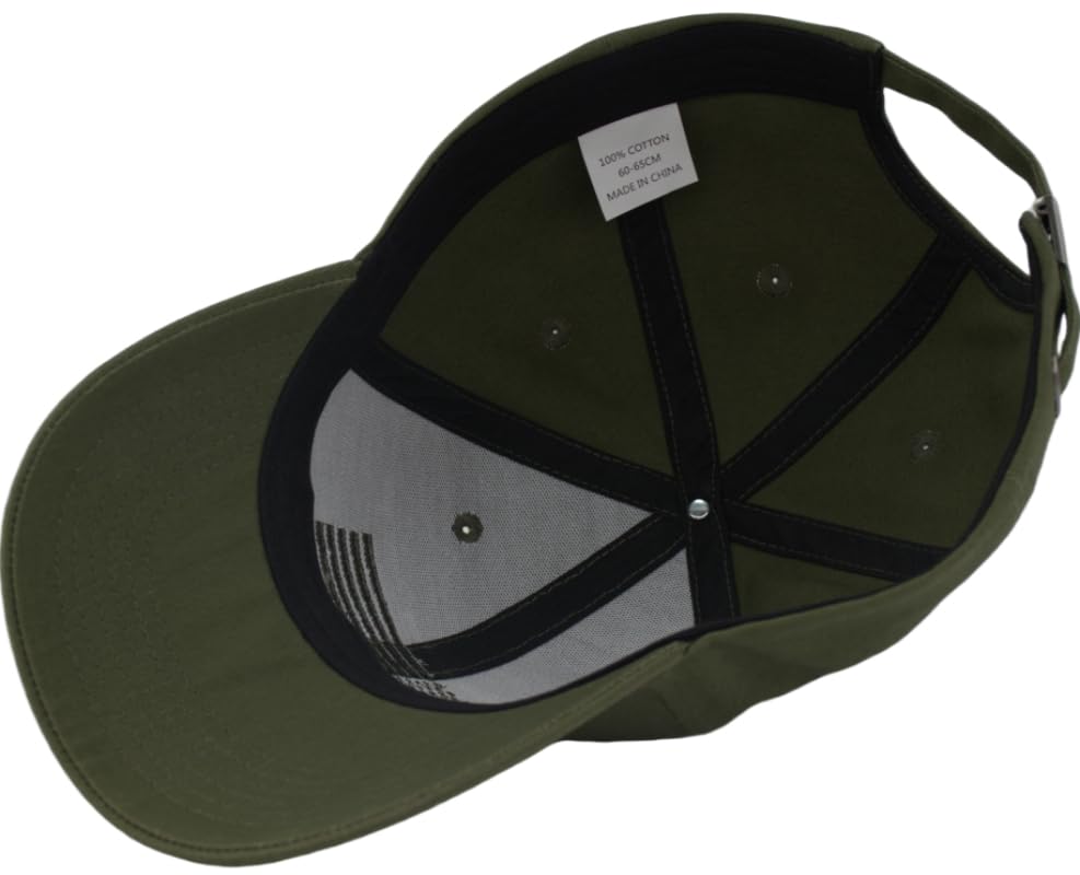 Image of American Flag Baseball Hat - XL, XXL, 3XL Plus /Regular Size Men's Cotton Structured Patriotic Ball Cap