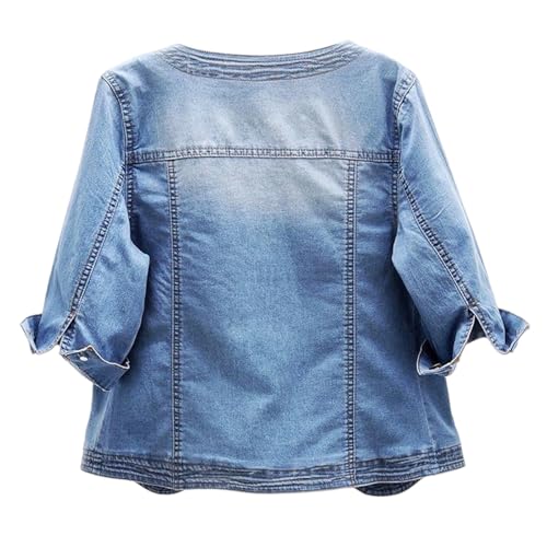 Cardigan polyvalent en tricot extensible manches courtes femme col rond - 7