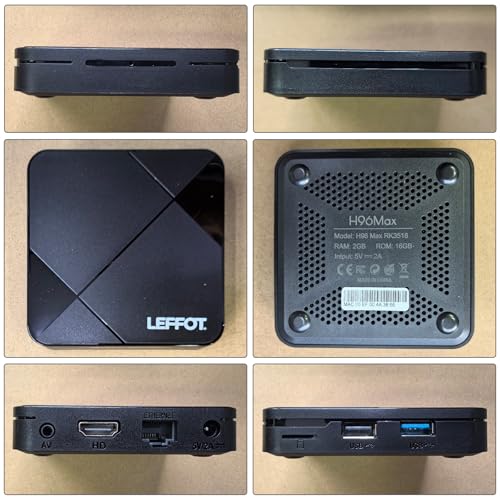 LEFFOT RK3518 4K Android 14 TV Box (2GB/16GB, WiFi 6, Voice Remote) — view 9