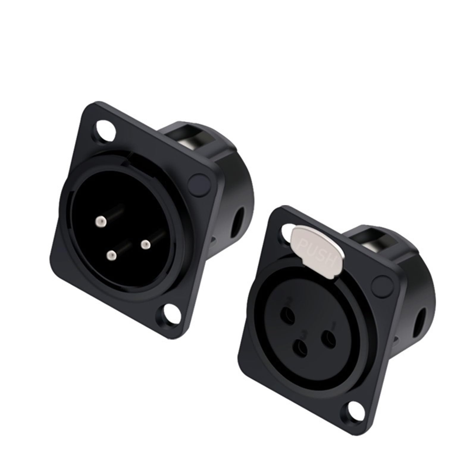 ROBAUN 10 Set/Lotto Connettori XLR A 3 Pin Maschio Femmina Spina XLR A 3 Poli Presa Jack Microfono Cavo Mic Terminale Connettore A Filo (Color : 10xM 10xF-Blue - Foto 2