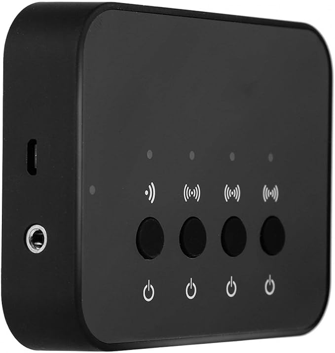 BW107 Bluetooth Splitter, AudioBluetoothAdapter 1 In 3 Out Bluetooth