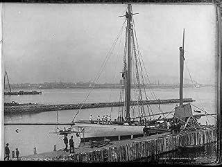 HistoricalFindings Photo: Rigging The Volunteer Sailing Yacht at Lawley's,Ships,Boats
