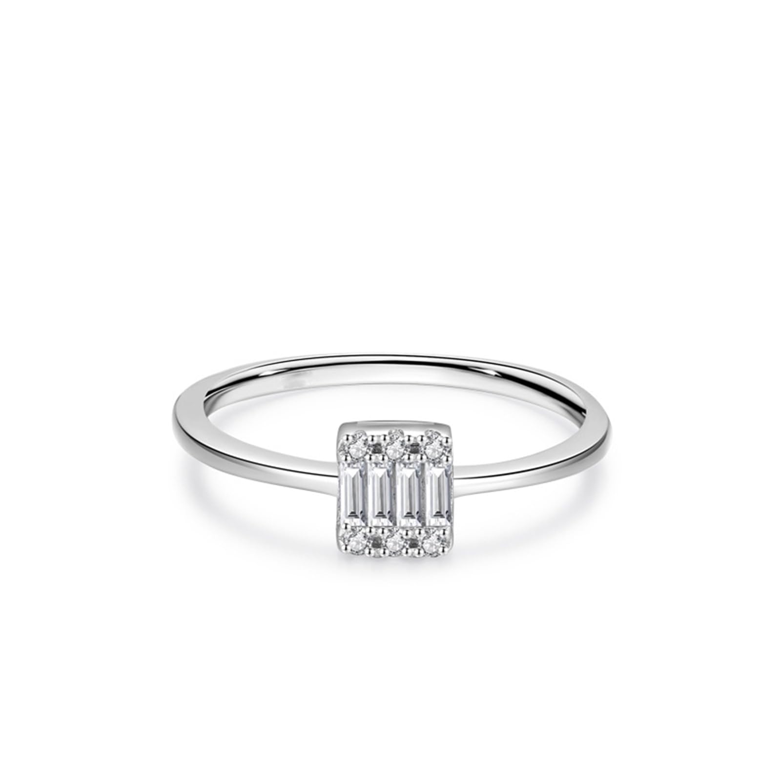 Anillos de diamante cultivados en laboratorio para mujer, elegante oro real, anillo de compromiso, oro blanco, alianzas con diamante cultivado en laboratorio, anillo de solicitud para mujeres