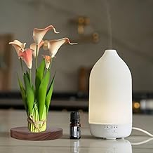 ONE MITTII Artificial Calla Lily Flowers Bunch for Home Office Living Kitchen Corner Interior Realistic Centerpiece Table Decoration & Photography | Natural Look | Peach | 35 cm