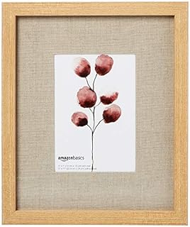 Amazon Basics Gallery Wall Frame - 23 x 28 cm for 13 x 18 cm Display, Natural (2-Pack)