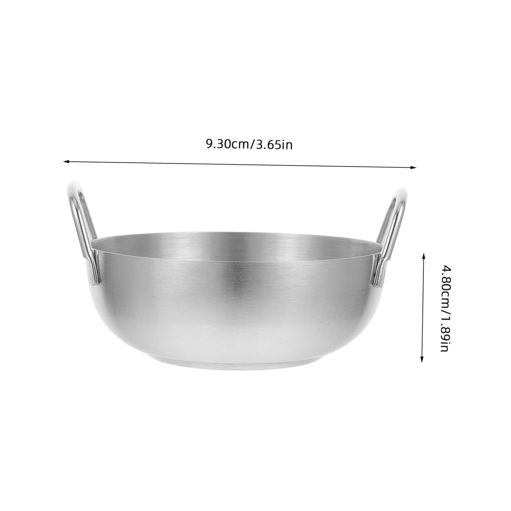 MUCKLILY Stainless Steel Sauce Bowl Small Dip Dish for Sauces Seasonings Easy to Clean Sleek Finish for Restaurants Family Gatherings Versatile Kitchen Use