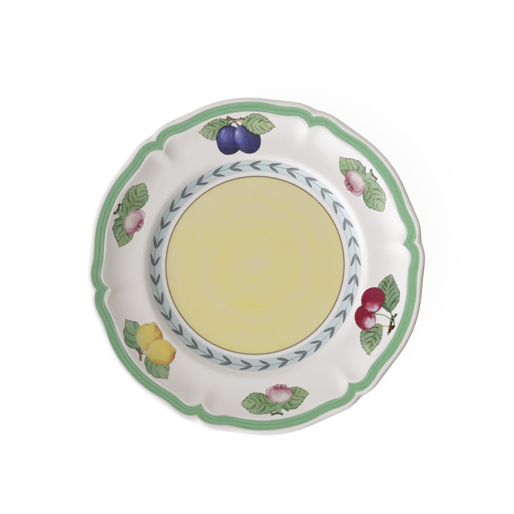 Villeroy & Boch French Garden Fleurence Bread & Butter Plate, 6.5 in, Premium Porcelain, White/Multicolored