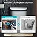 WOODBRIDGE Smart Toilet with 1000 Gram MaP Flush Score,Auto Open/Close,Foam Shield,Auto Flush,Foot Sensor,Movement Drying,Heated Seat,ADA Chair Height,One Piece Toilet with Tank Built in