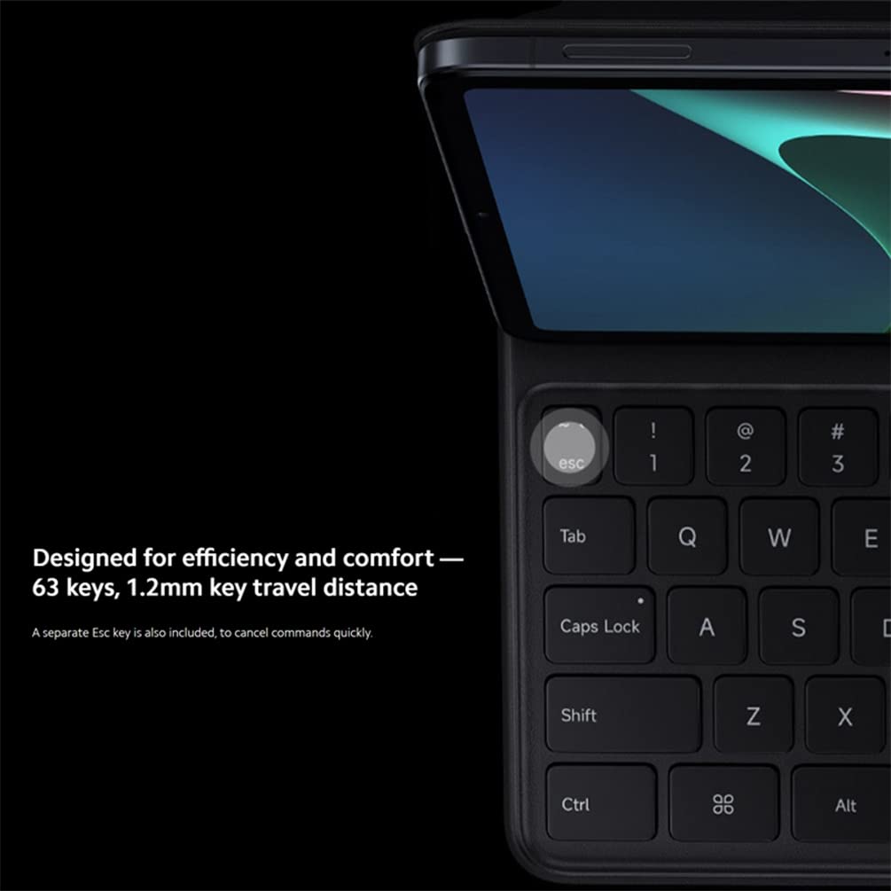LiLiTok Custodia Con Tastiera E TouchPad Per Xiaomi Mi Pad 5 / Mi Pad 5 Pro - Cover Magic Keyboard Originale - Protezione E Produttività - 2