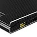 Skinomi Black Carbon Fiber Full Body Skin Compatible with Lenovo Yoga 2 (11 inch)(Full Coverage) TechSkin with Anti-Bubble Clear Film Screen Protector