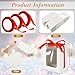 Fulmoon 50 Pack Gift Boxes for Wine Glass Transparent Gift 9 oz Stemless Glass Paper Packaging Box with Ribbon Tag Hemp Rope for Wedding Bridal Shower Baby Shower Birthday(White)