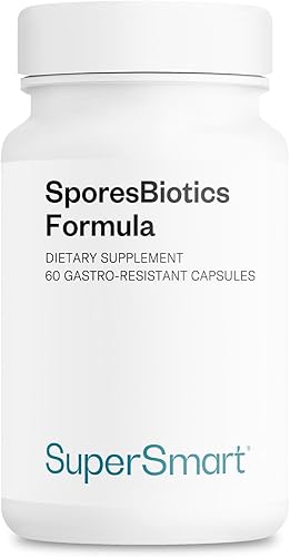 Supersmart SporesBiotics Formula (Complejo Avanzado) - Probióticos 3 en 1 a base de esporas con Bacillus Clausii, Subtilis, Coagulans  Sin gluten y
