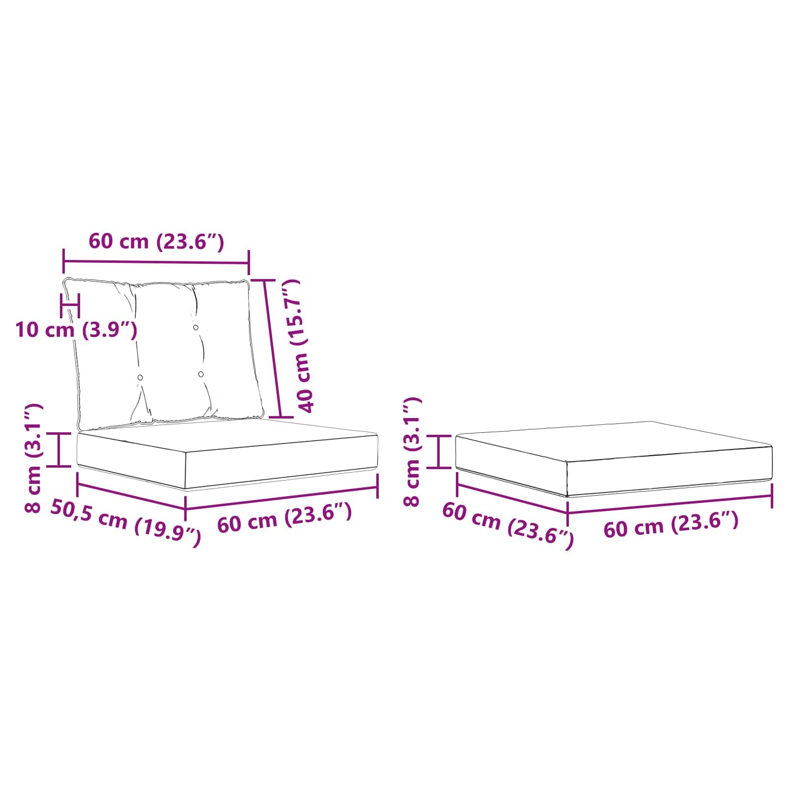 Outdoor-Sofagarnitur mit Kissen 5 Stück Modernes Akazienholz Set für Garten Terrasse Balkon Wohnzimmer Esszimmer wetterfest langlebig bequem vielseitig