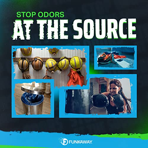 Image of FunkAway Odor Eliminator, Aerosol Spray, Fresh Scent | 2 Pack | 13.5 oz | White | for Non-Washables