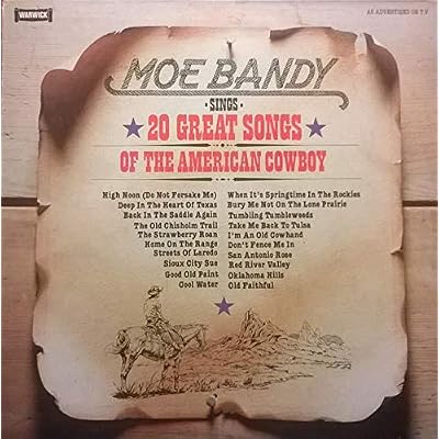 Moe Bandy Sings 20 Great Songs Of The American Cowboy