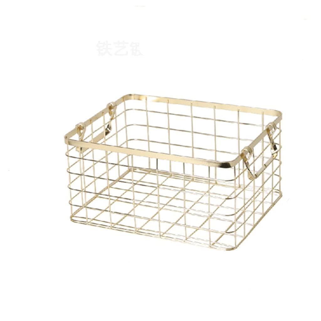 Cesta metal organizador de baño y soporte para botellas home