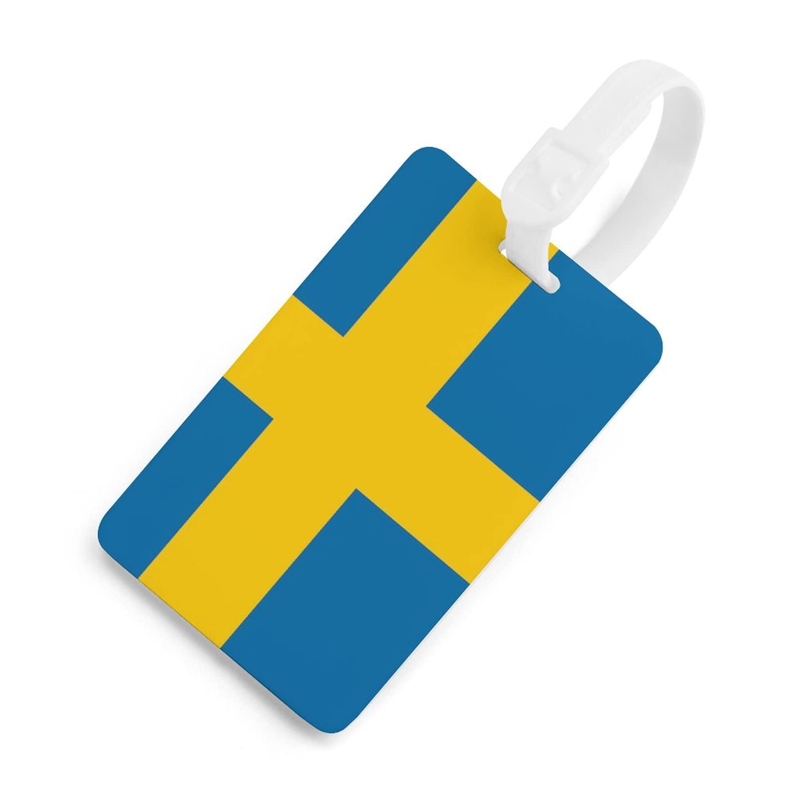 Amazon.co.jp: スウェーデンの旗 ネームタグ 軽量 おしゃれ 荷物タグ