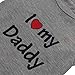 Idepet(TM) Cotton Pet Dog T Shirts Vest for Yorkshire Terrier Pug Beagle Dog Clothes Color Gray (S,Daddy)