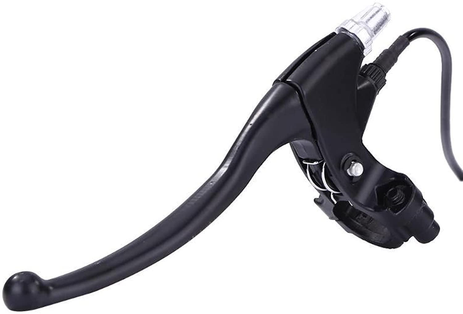1 par de manijas de freno de bicicleta eléctrica delantera y trasera de aleación, palancas de freno de bicicleta, accesorios de ciclismo de repuesto de aleación negra, manija de freno de motocicleta